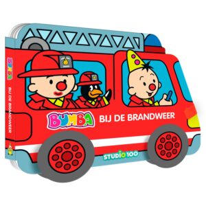 Bumba Kartonboek met Wielen – Brandweer