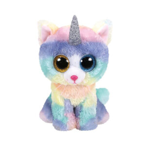 Ty Beanie Boo’s Heather Cat, 15cm