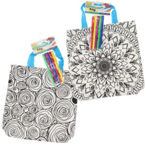 Kleur je eigen Tas – Mandala/Rozen