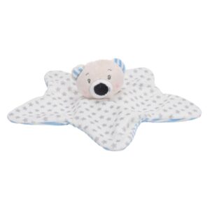 Baby Eco Pluche Knuffeldoekje Beer Ster – Blauw