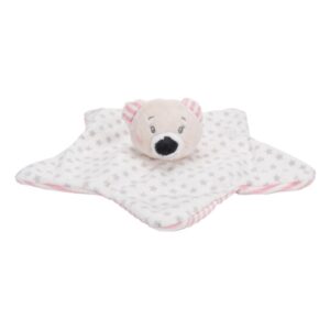 Baby Eco Pluche Knuffeldoekje Beer Ster – Roze