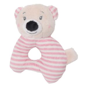 Baby Eco Pluche Rammelaar Beer – Roze