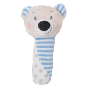 Baby Eco Pluche Rammelaar Beer Staaf – Blauw