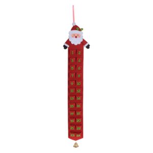 Adventskalender met Kerstfiguur – Rood