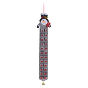 Adventkalender met Kerstfiguur – Grijs