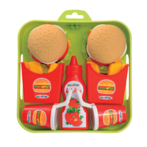 Ecoiffier 100% Chef Hamburgerset op Dienblad