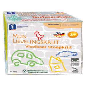 Mijn Lievelingskrijt – Vloeibaar Stoepkrijt, 4x100gr.