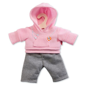 Poppen Jogging Outfit – Roze, 28-33 cm