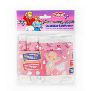 Poppenluiers Roze – 3st, 28-35 cm