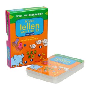 Speel- en Leerkaarten – Ik Leer Tellen van 1 tot 10 (3+)