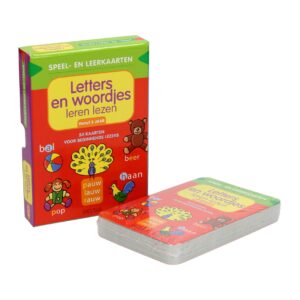 Speel- en Leerkaarten – Letters en Woordjes Leren Lezen (5+)