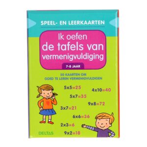 Speel- en leerkaarten – Ik oefen de tafels van vermenigvuldi