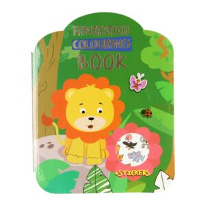 Fantastico Kleur- en Stickerboek – Jungle
