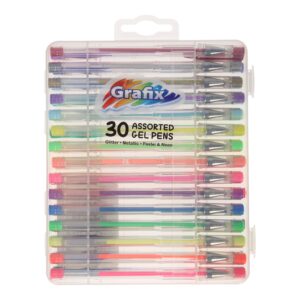Gelpennen Bewaardoos, 30st.