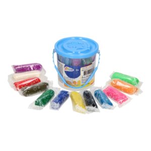 Emmertje met Gekleurde Klei, 12st. – Blauw