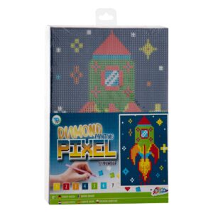 Diamond Painting,Pixel op Nummer Canvas – Raket