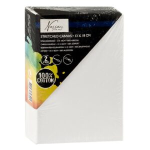 Nassau Canvas Katoen, 13x18cm – 2st.