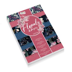 Knutselkarton A5, 32 vellen – Florals & Basics