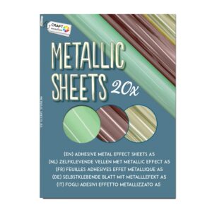Zelfklevende Metallic Vellen A5 – Set 2