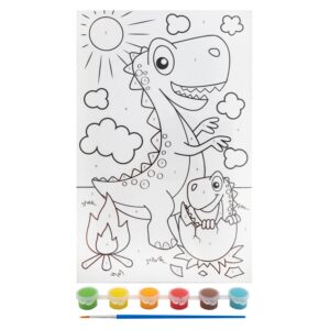 Canvas Schilderen op Nummer – Dinosaurus