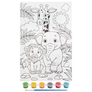 Canvas Schilderen op Nummer – Wilde Dieren