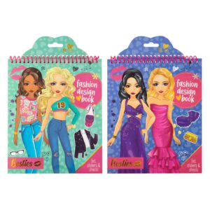 Besties Fashion Design Kleurboek met Stickers