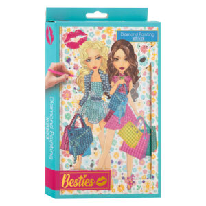 Besties Diamond Painting Notitieboek A5 – Blauw