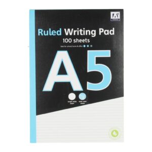 A5 Notitieblok met lijntjes, 100 pagina’s