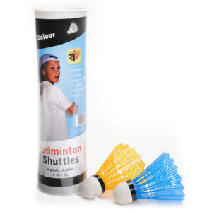 6 Kunststof Shuttles in Koker – Kleur