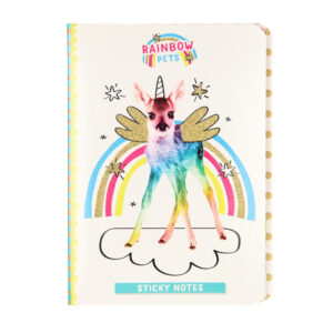 Totum Rainbow Pets – Sticky Notes Boekje Hert