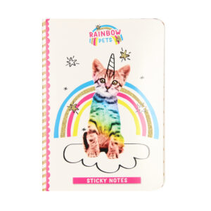 Totum Rainbow Pets – Sticky Notes Boekje Kat
