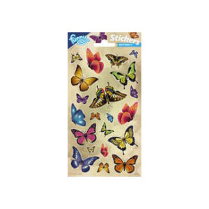 Stickervel Glitter – Vlinders