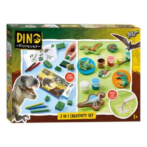 Totum Dino Forever – 2in1 Gips en Kleur Creativity Set