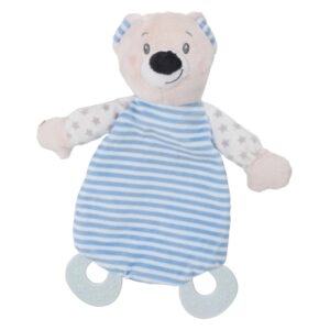 Baby Eco Pluche Knuffeldoekje Beer – Blauw